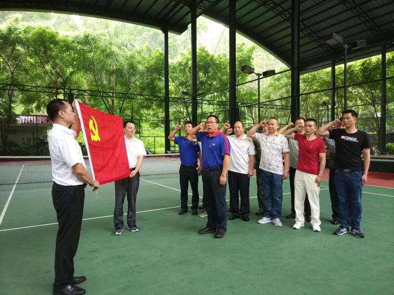 2018年6月23日，三正房地產(chǎn)黨支部舉行“黨旗在我心中”主題黨日活動(dòng).jpg